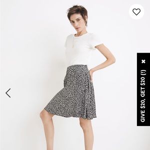 Madewell A line mini skirt in Paresian Ditsy